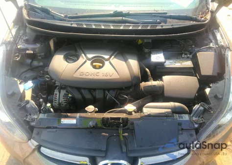 2012 Hyundai Elantra Limited from USA, damaged, VIN 5NPDH4AE7CH122437